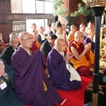 HH the Dalai Lama with IARF leaders at Todaiji Temple, Nara (Japan) - November 2010