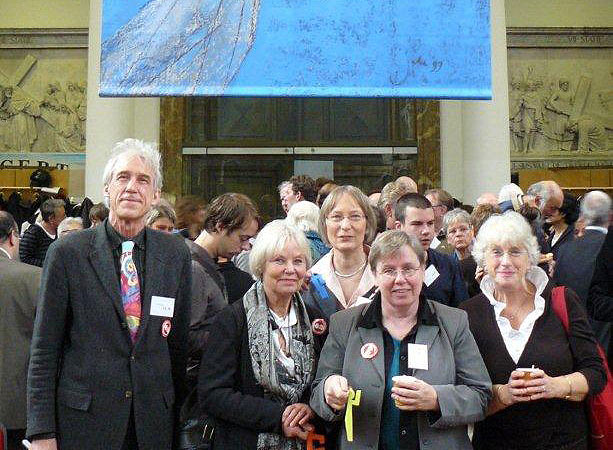 Dutch Chapter members at launch of Charter for Compassion, Amsterdam