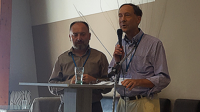 Arben Sulejmani and Peter le Poole.