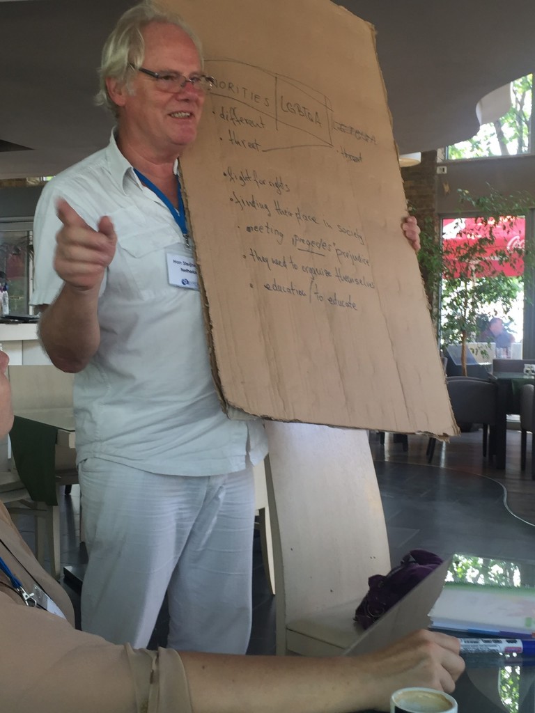 Han Steynebrugh during his workshop.