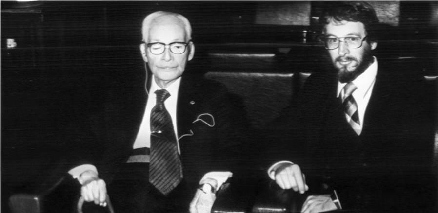 George Williams with Dr. Imaoka