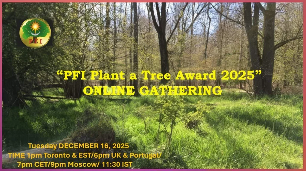 Pagan Federation International ‘Plant a Tree Award 2025’ Online Gathering