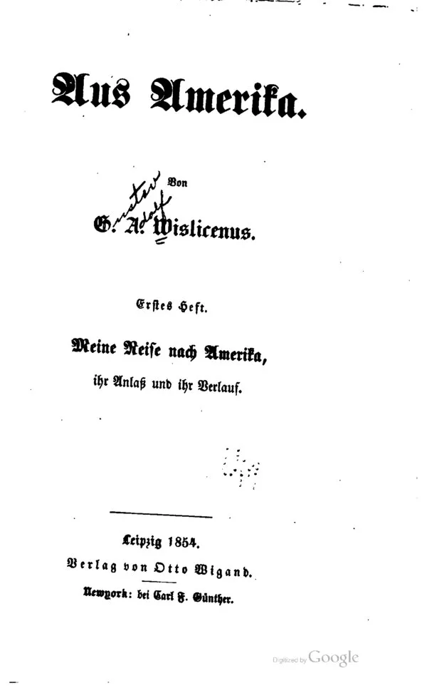 Cover for Aus Amerika: Erstes und Zweites Heft