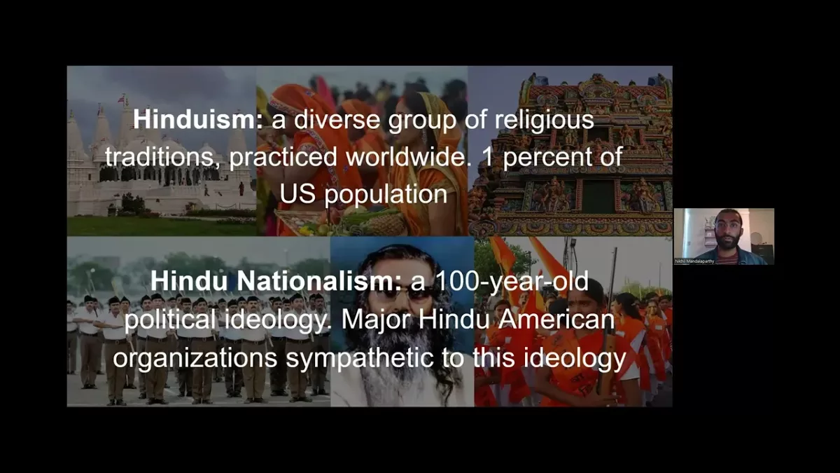 Cover for US Chapter's Webinar: The Rise of Religious Nationalism in the World's Two Largest Democracies