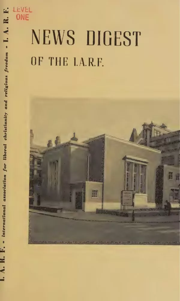 Cover for I.A.R.F. News Digest, No. 44 (December 1960)
