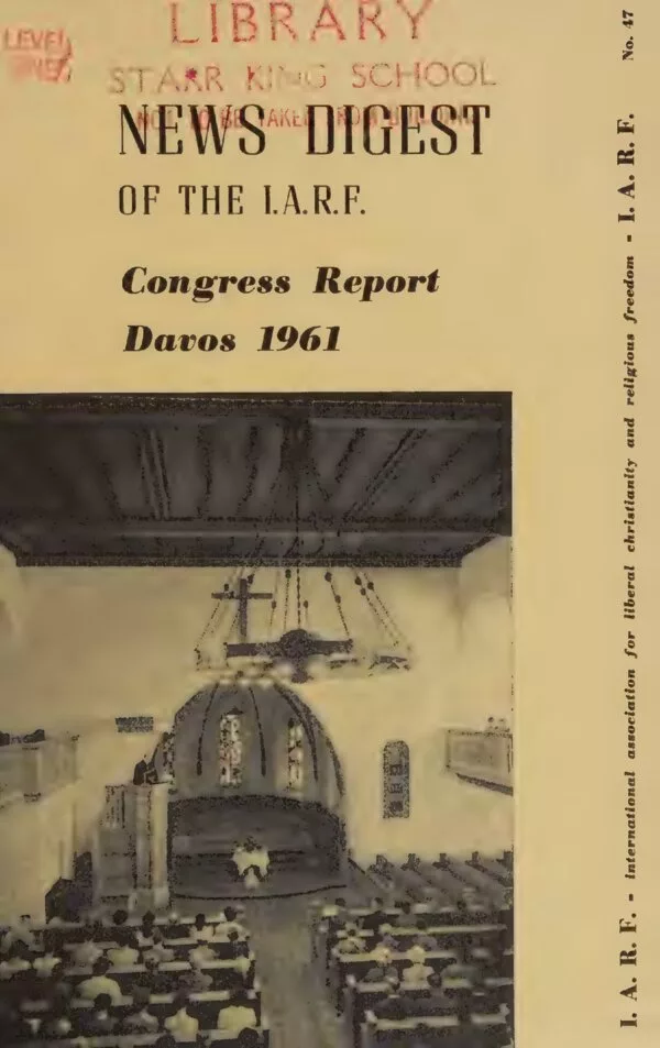 Cover for I.A.R.F. News Digest, No. 47 (November 1961)