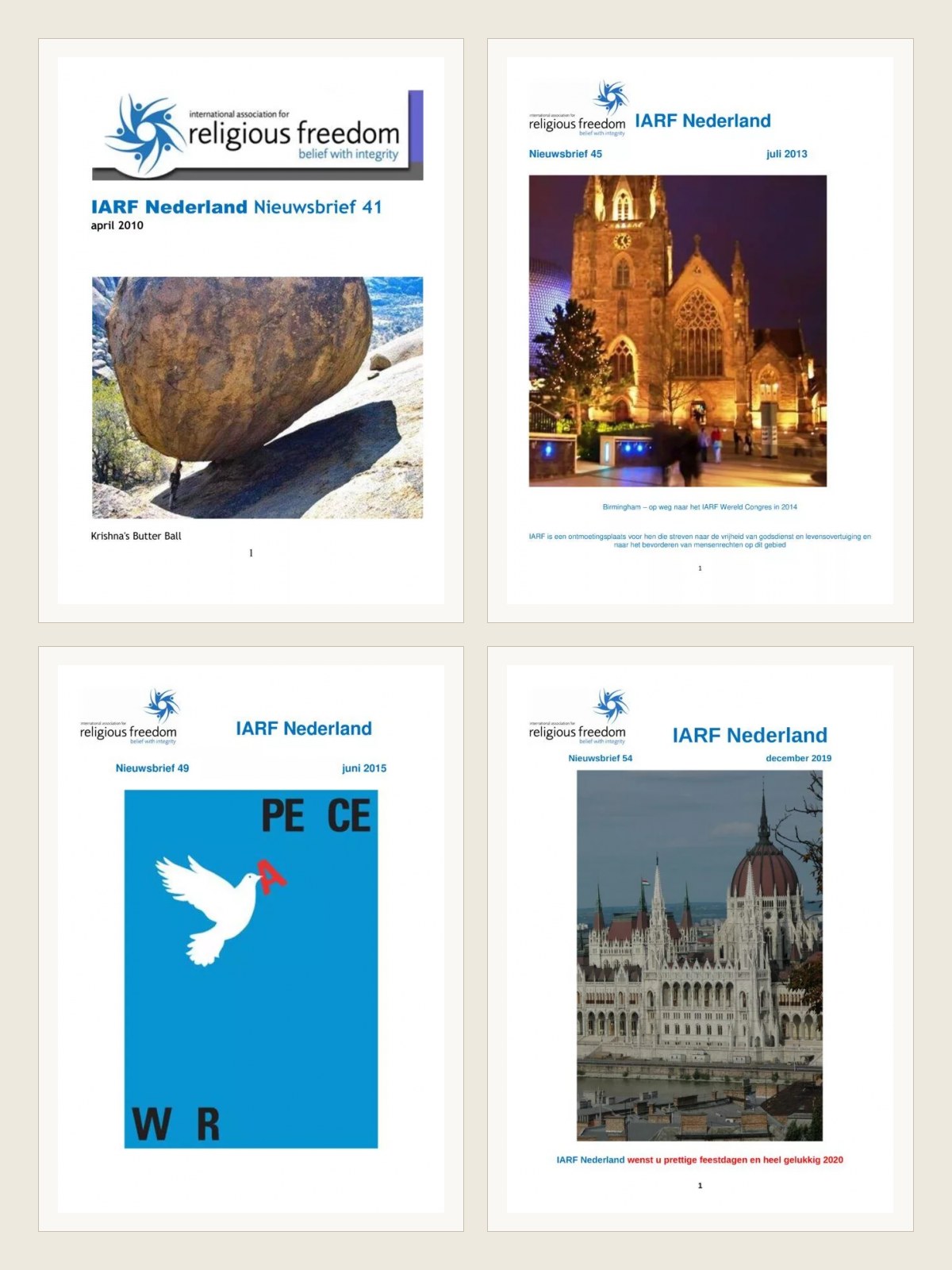 Cover for Newsletter of the Dutch Chapter