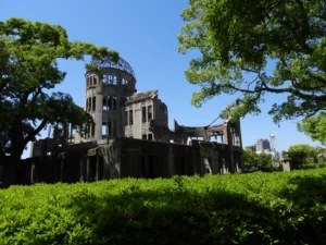 The Hiroshima Peace Memorial preserved as a symbol of peace.